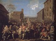 William Hogarth March to Finchley Germany oil painting artist